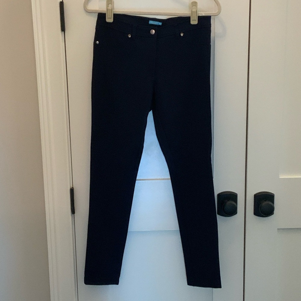 J. McLaughlin Women's Straight Leg Pants in Navy Size 4